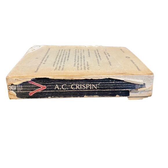 V by A C Crispin Paperback Book Novel 1984 Fiction Literature - Picture 3 of 12
